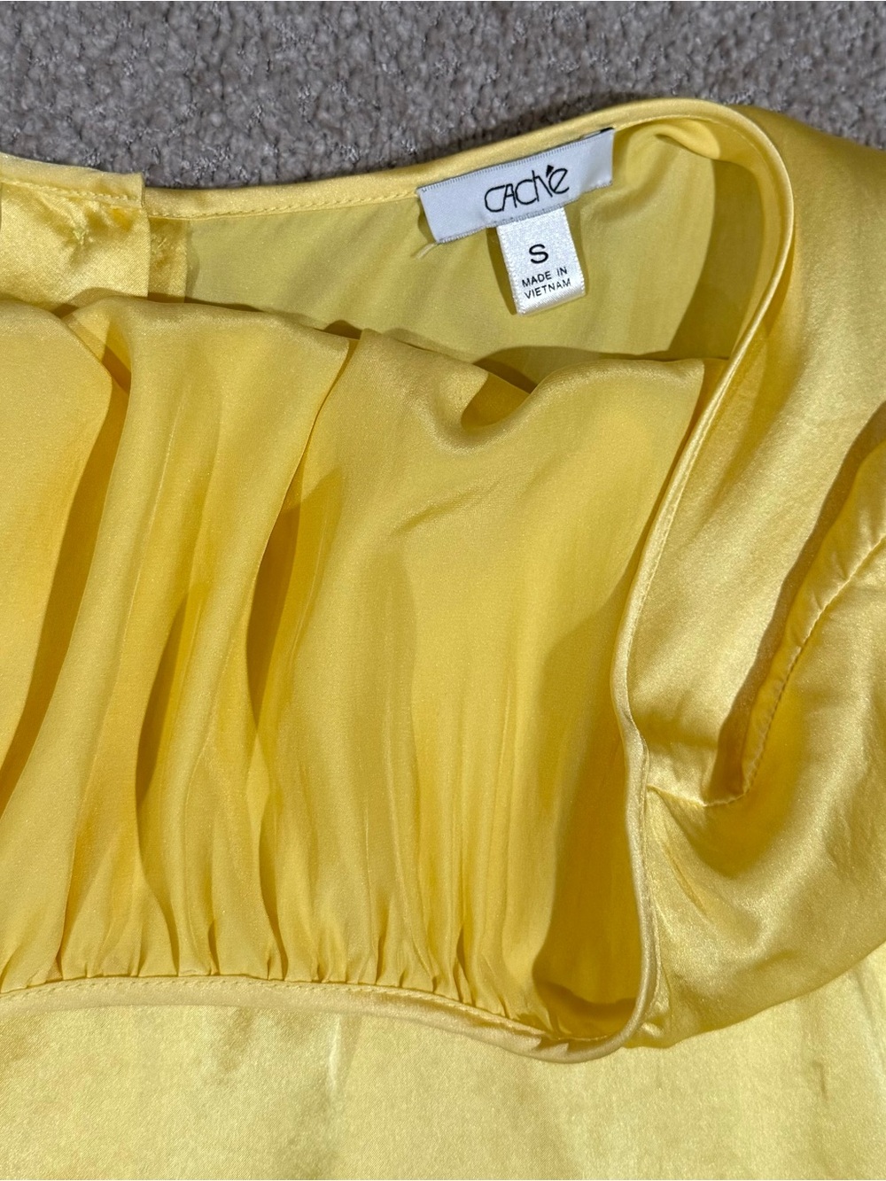 Cache Yellow Open -Back Top - Picture 5 of 10